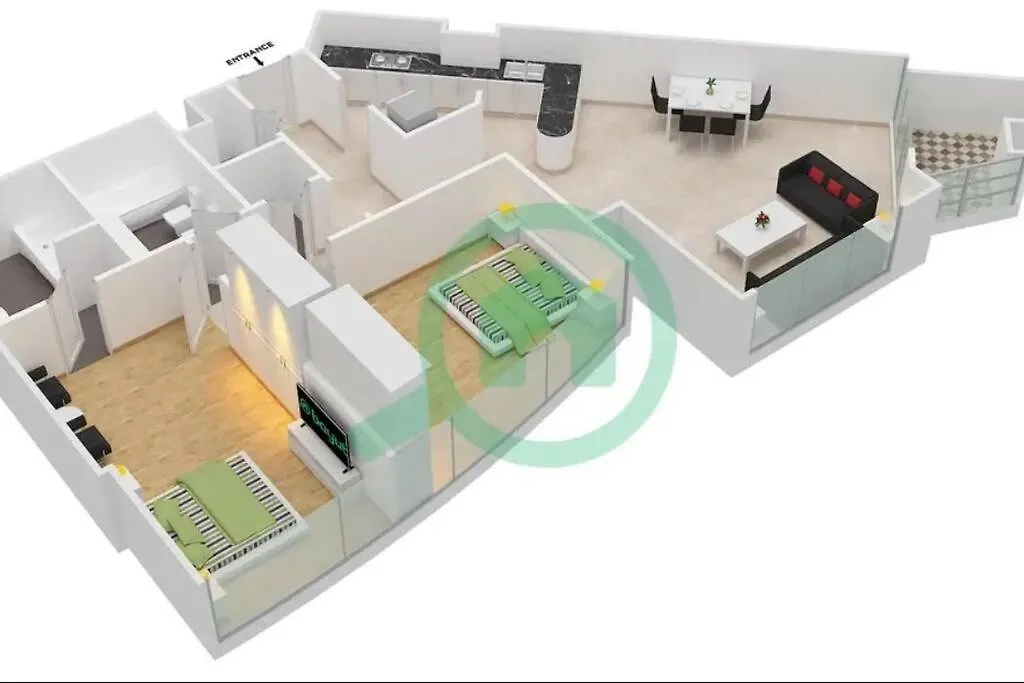 Apartment Luxury 2 Bedroom In Dubai Marina